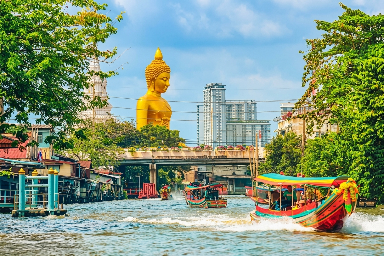 Bangkok Culture & Nightlife Trail' itinerary card — Chinatown, Khao San Road and temples, Thailand — Orchid Vacation