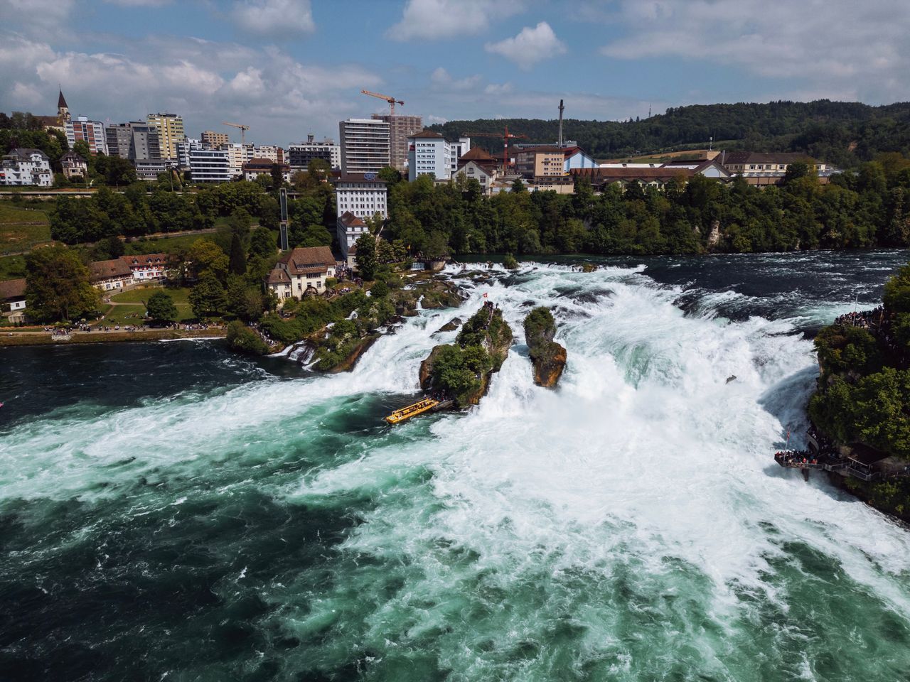 Marvel at Rhine Falls – Europe's Largest Waterfall