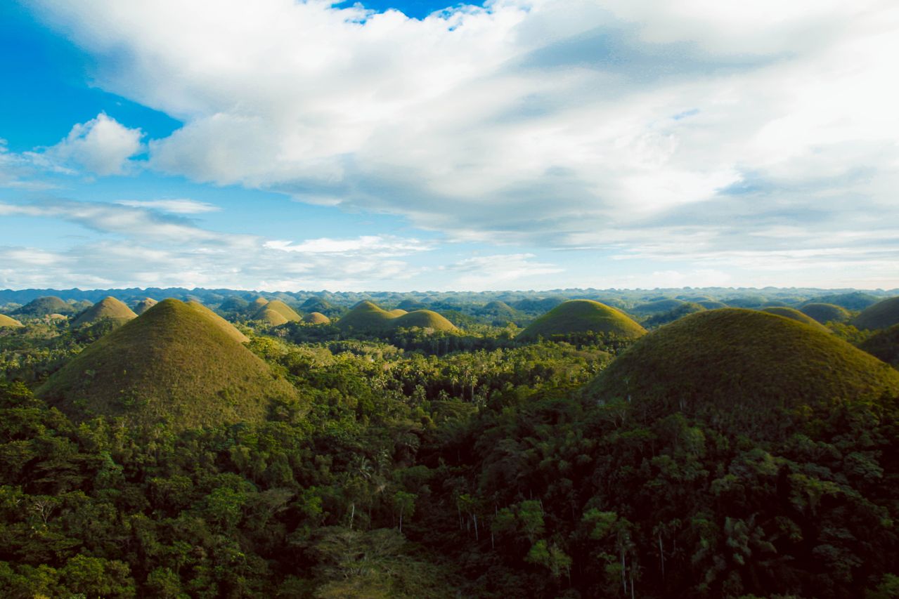 Visit the Chocolate Hills in Bohol