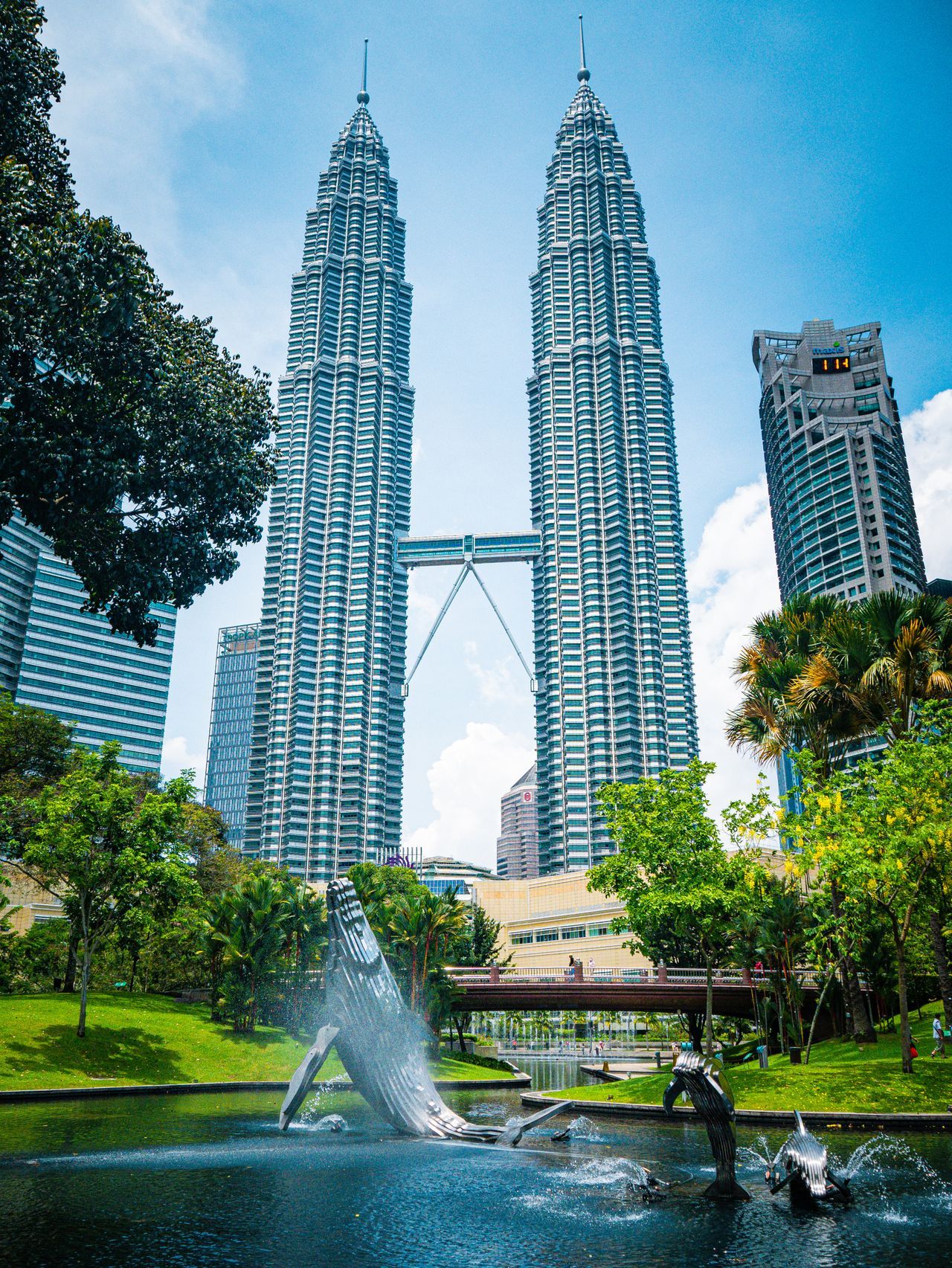 Look Up at the Petronas Twin Towers