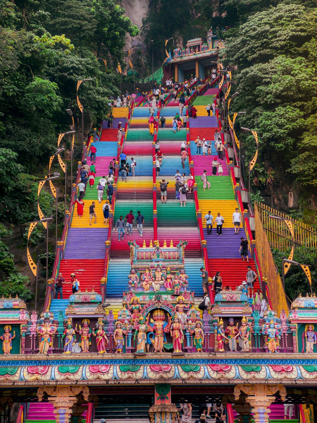 Climb the Rainbow Steps of Batu Caves