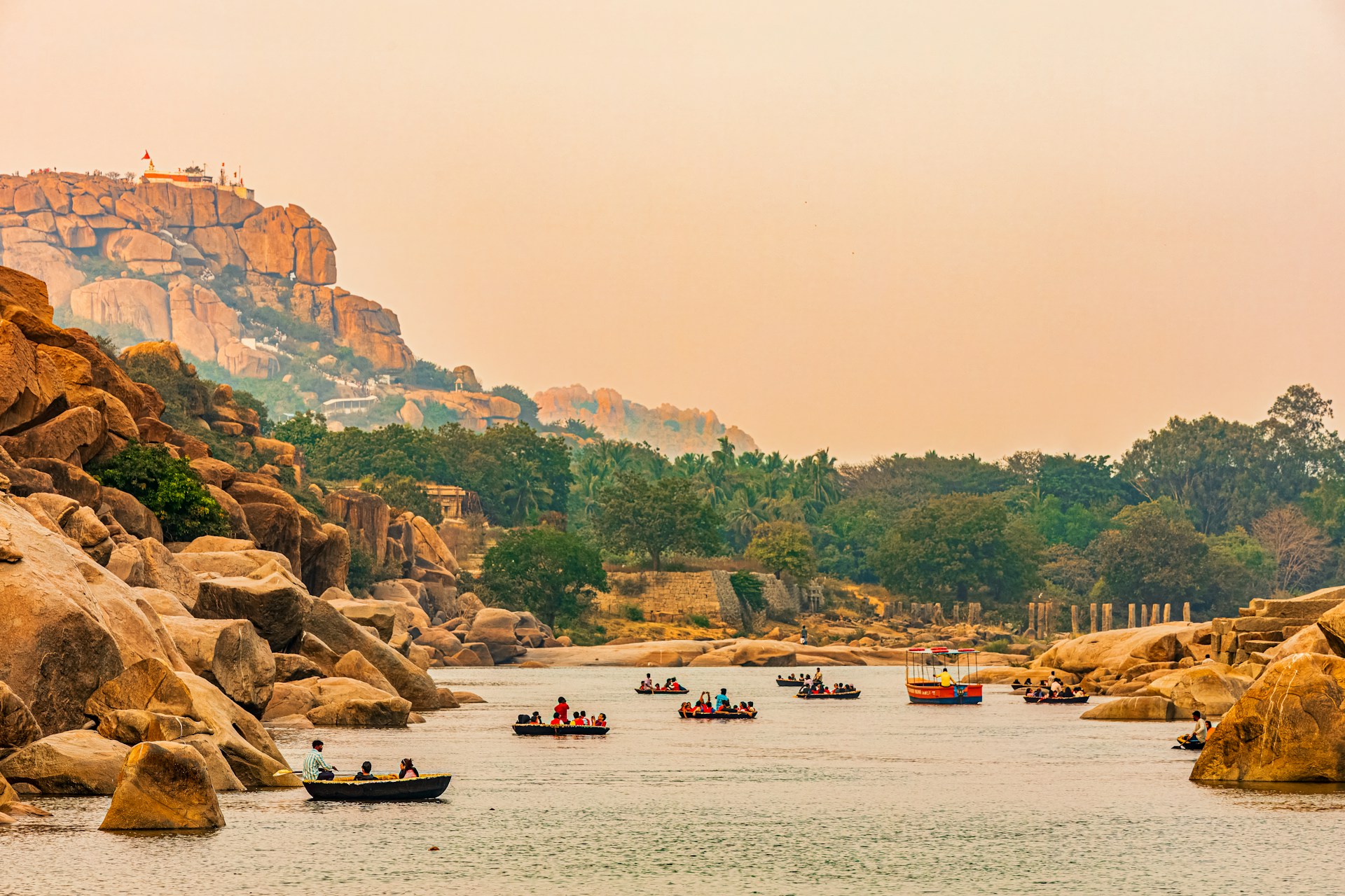   Take a Coracle Ride on the Tungabhadra River
